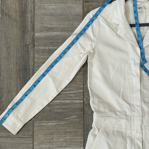 Faherty overland twill jumpsuit in neutral size XS - Picture 14 of 14